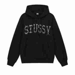 CHERRIES HOODIE BLACK - Stüssy
